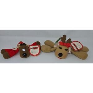 Rodney and Friends Burger King Hallmark 1984 Randy and Rhonda Reindeer Plush